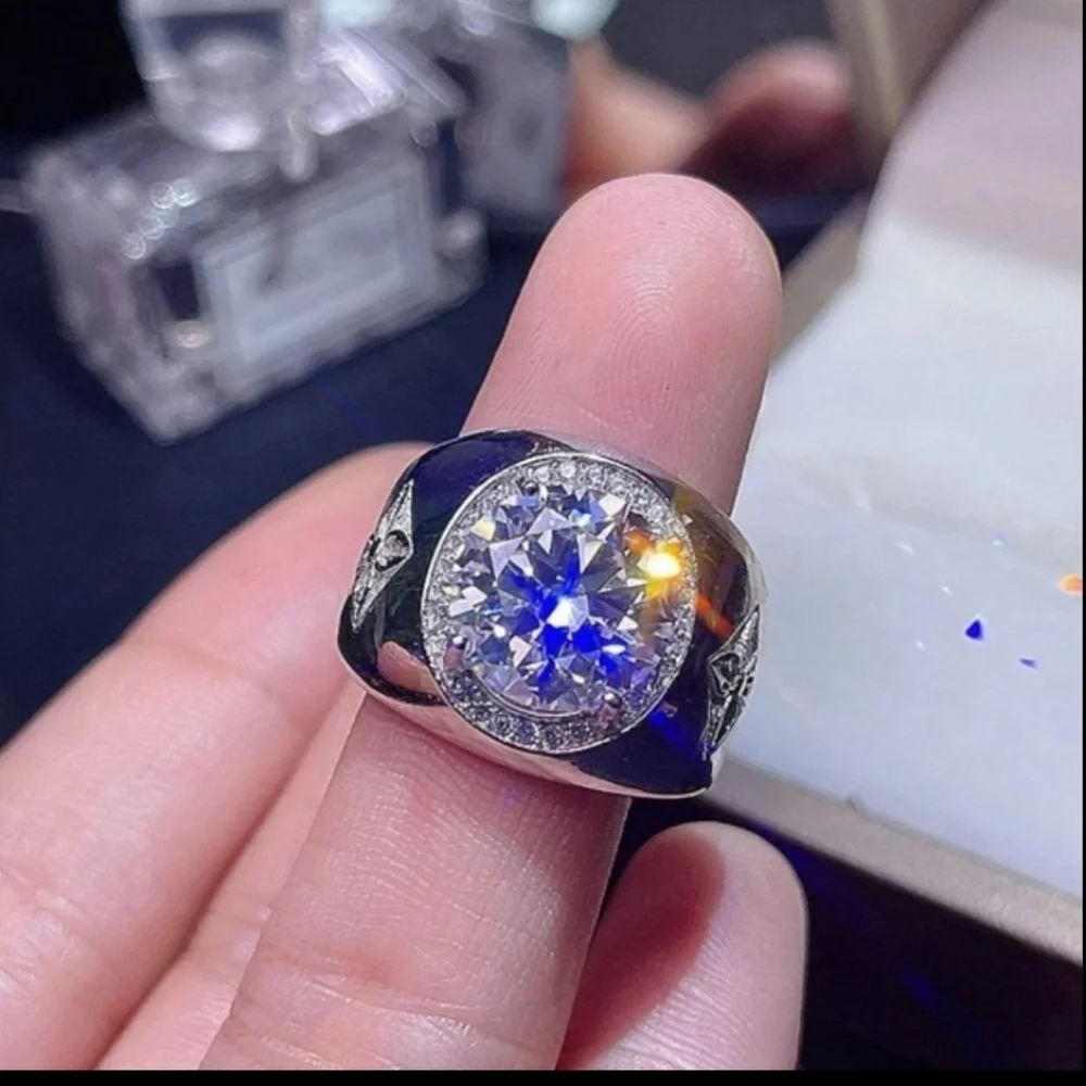 Certificate 5ct Moissanite Ring